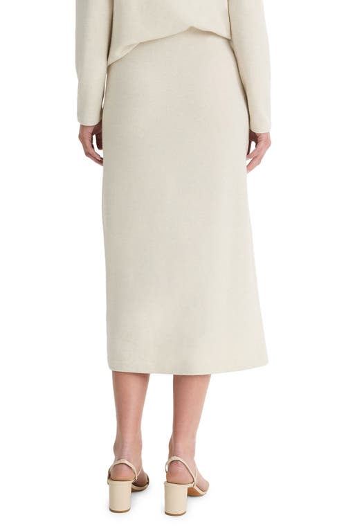 Shop Vince Wrap Front Sweater Skirt In Ceramic