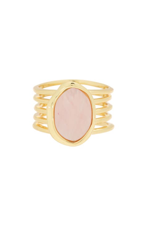 Mother-of-Pearl Cocktail Ring