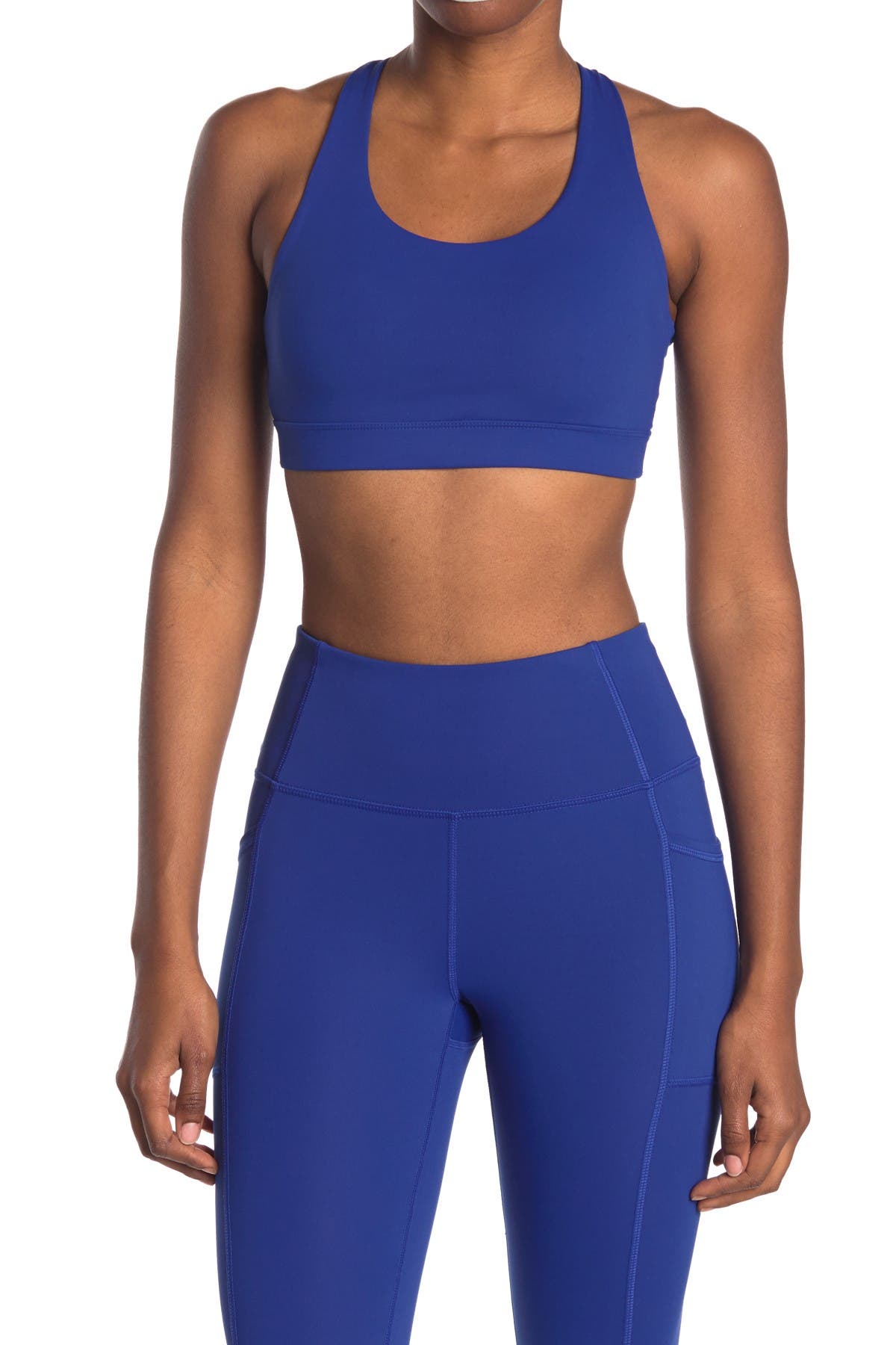 X By Gottex Active Racerback Sports Bra In Royal Blue | ModeSens