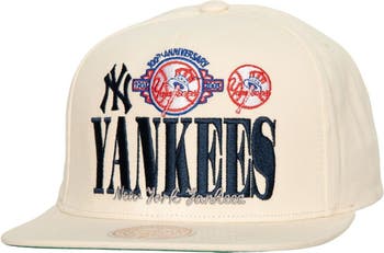 Men's Mitchell & Ness Cream New York Yankees Reframe Retro Snapback Hat