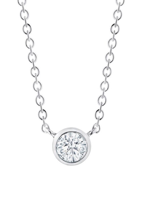 Kwiat Diamond Circle Pendant Necklace in White Gold at Nordstrom, Size 16 In