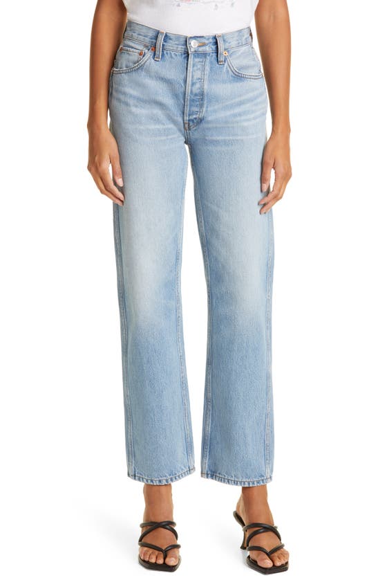 Re/done '90s High Waist Loose Jeans In 60s Fade