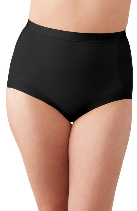 Felina Women's Fusion High Waist Shapewear Panty (Black, Large)
