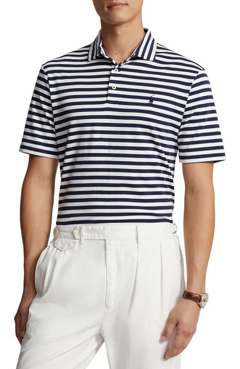 Polo Ralph Lauren Cotton Interlock Pajama Set In Navy