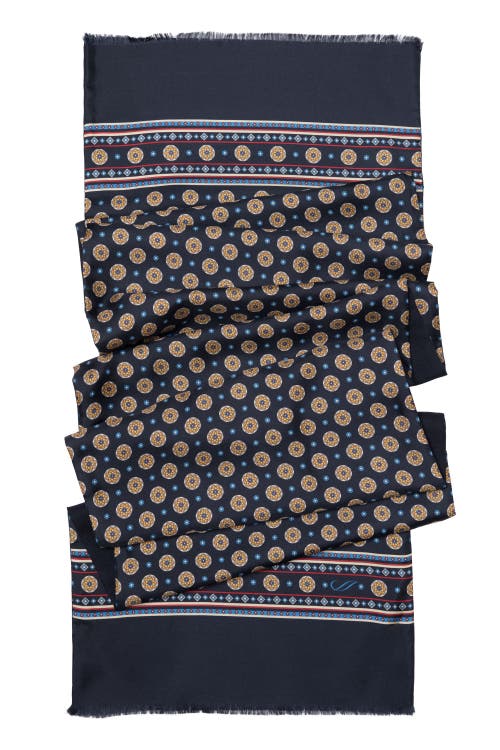 Elizabetta Palatino In Navy And Yellow