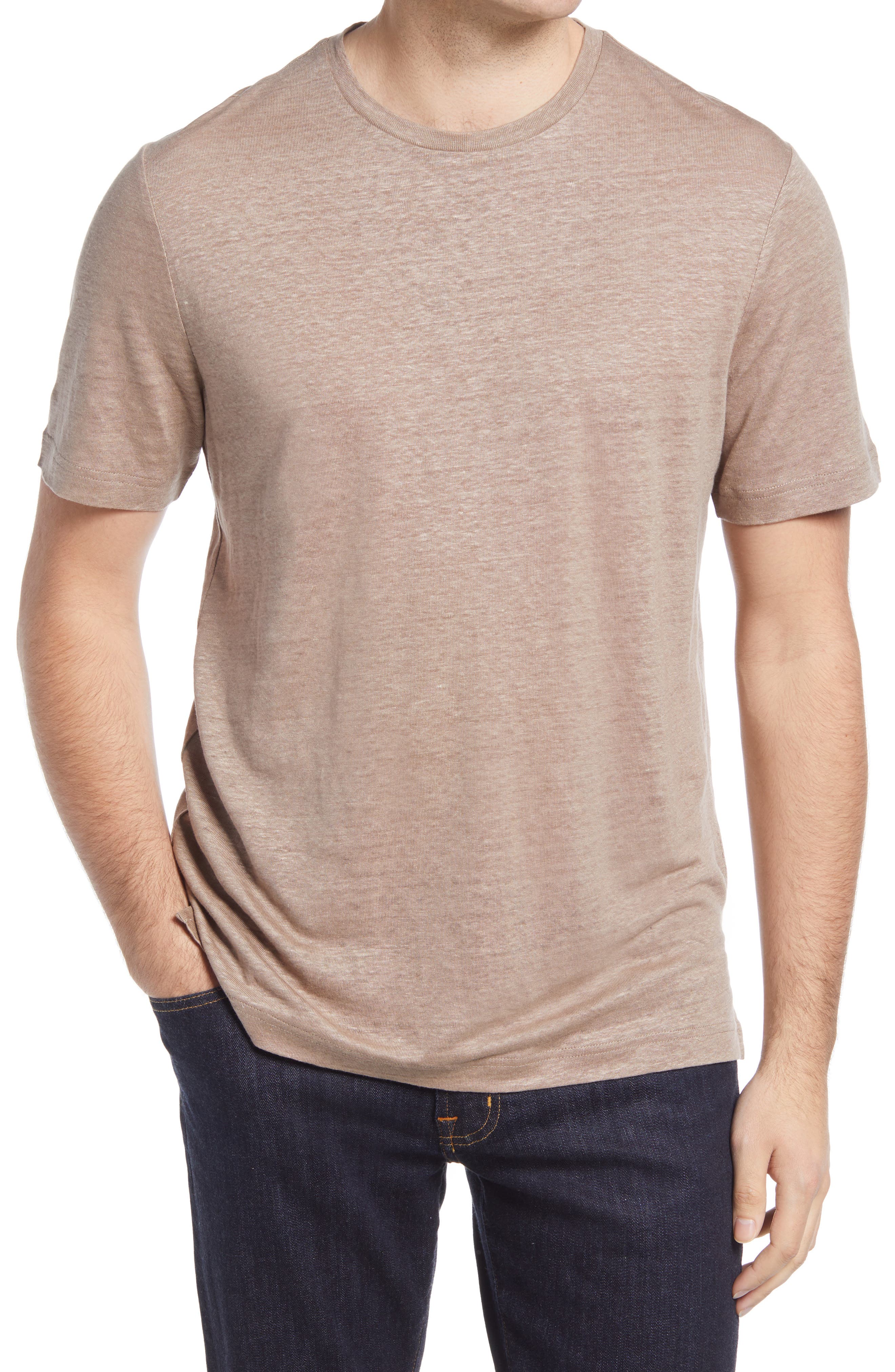 brown tshirt for men