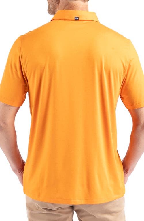 Shop Cutter & Buck Comfort Performance Jersey Polo In Orange Burst