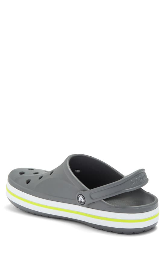 Crocs Bayaband Cozy Sports Sandals Red Unisex Gray In Slate Grey Lime Punch