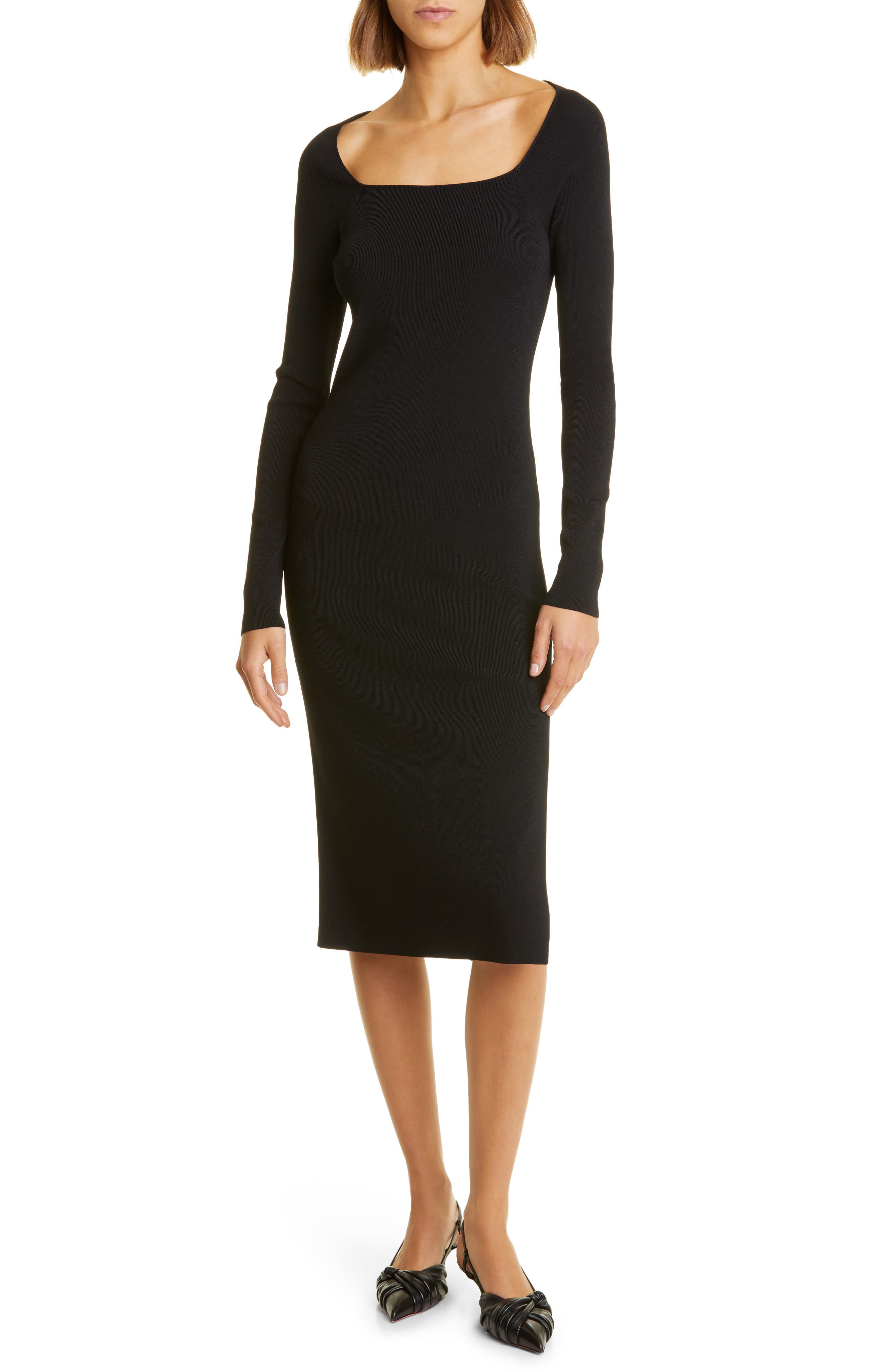 Long Sleeve Midi Sweater Dress | Nordstrom