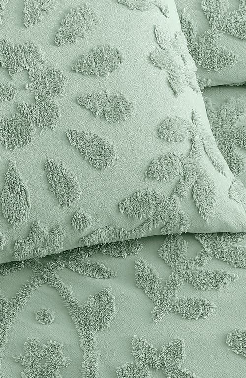 Peri Home Chenille Laurel Duvet Cover & Shams Set In Sage