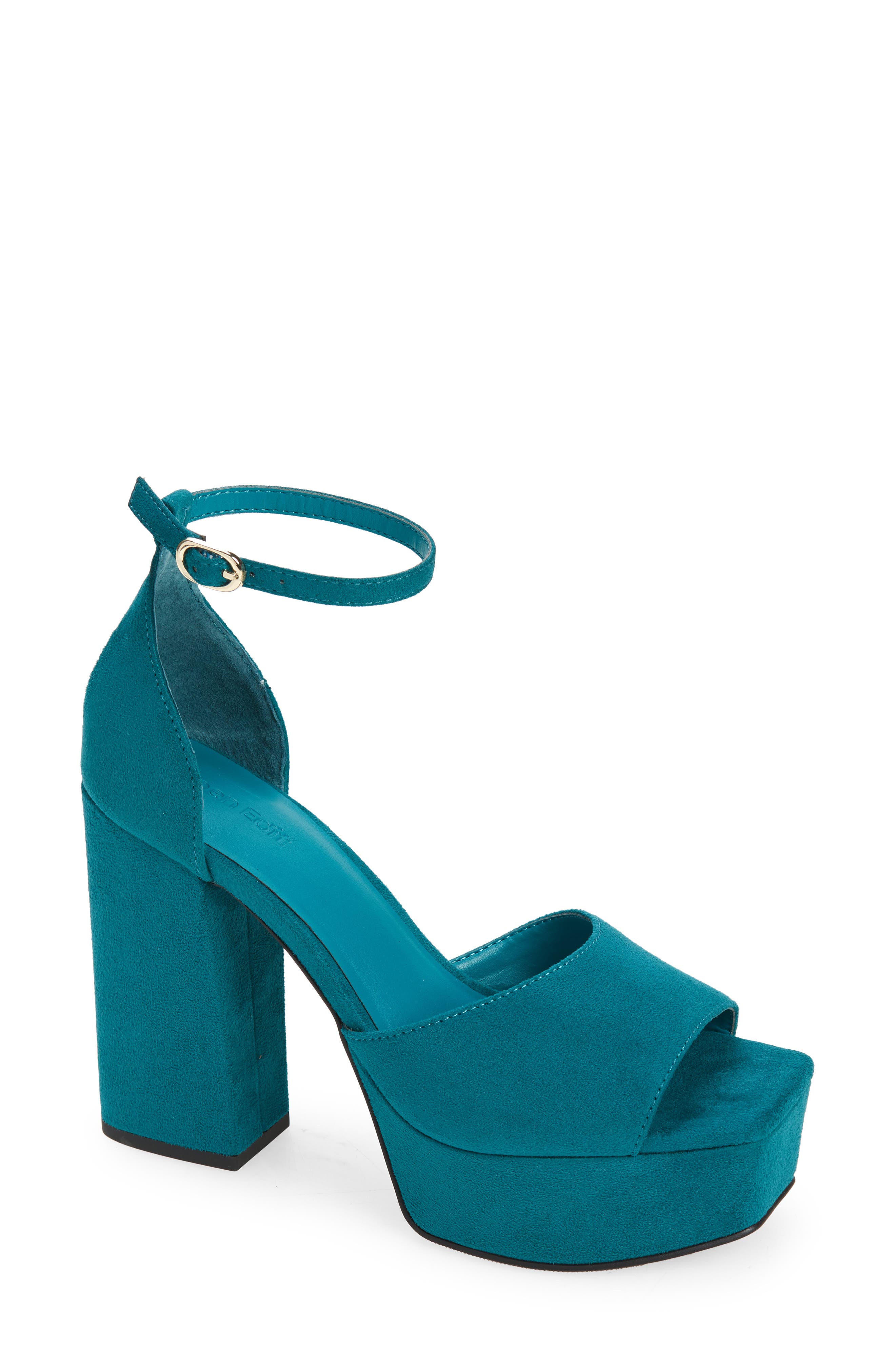 teal green heels