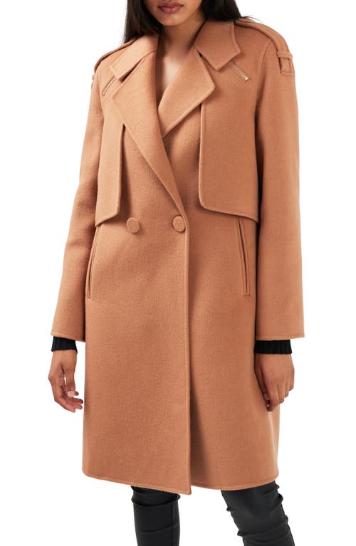 Belle & Bloom Palm City Wool Blend Coat In Camel