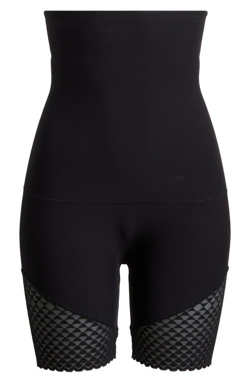 Shop Simone Perele Subtile High Waist Shaper Shorts In Black