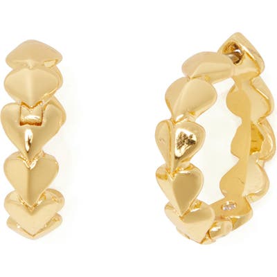 Kate Spade New York Heritage Heart Huggie Earrings