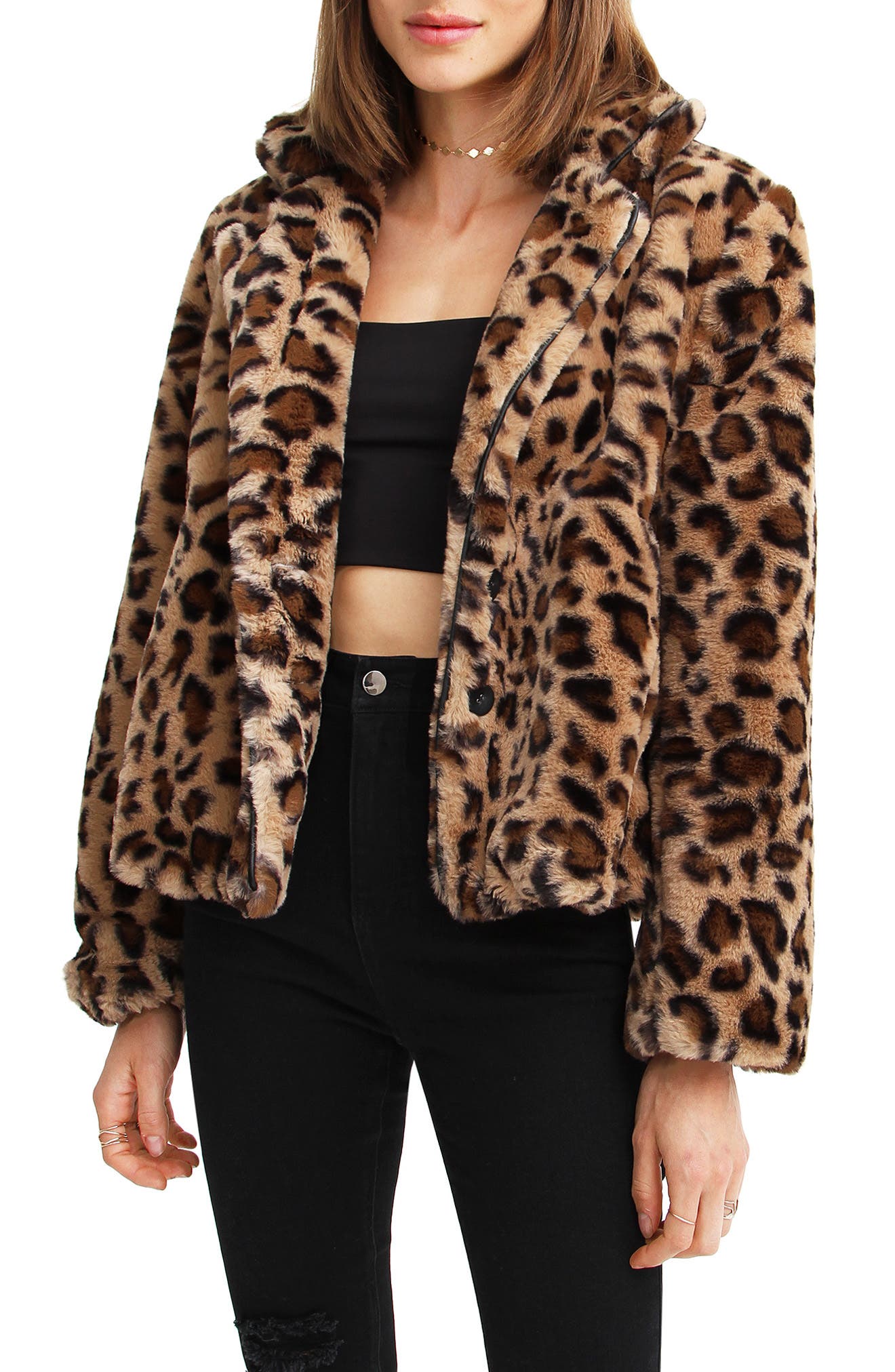 nordstrom rack leopard jacket