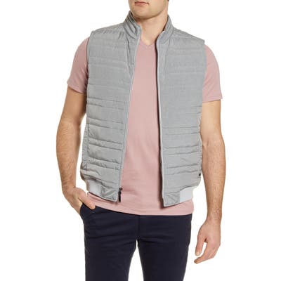 Robert Barakett Ericson Quilted Vest, Grey