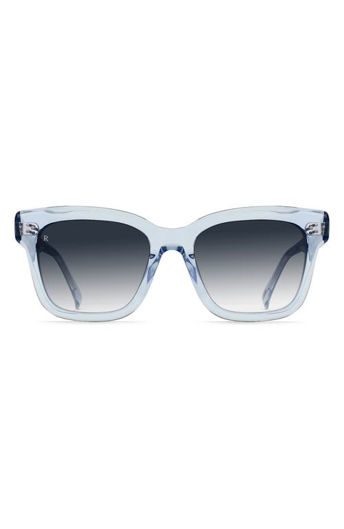 Breya 54mm Square Sunglasses in Swim/Smoke Gradient
