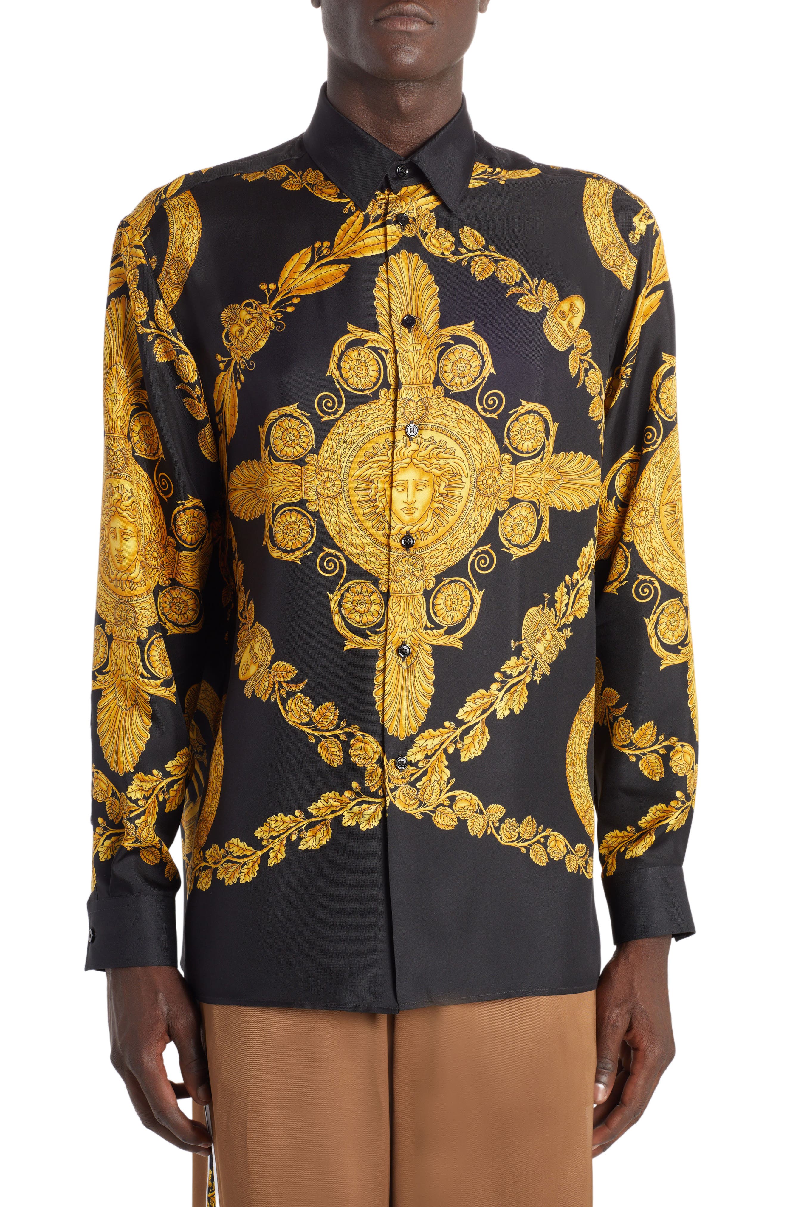 versace print shirt
