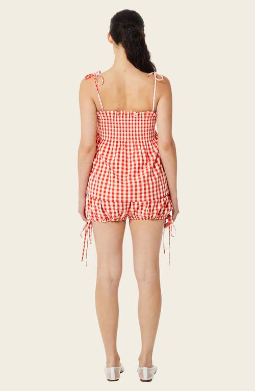 Shop Find Me Now Odaline Bloomer Shorts In Picnic Gingham