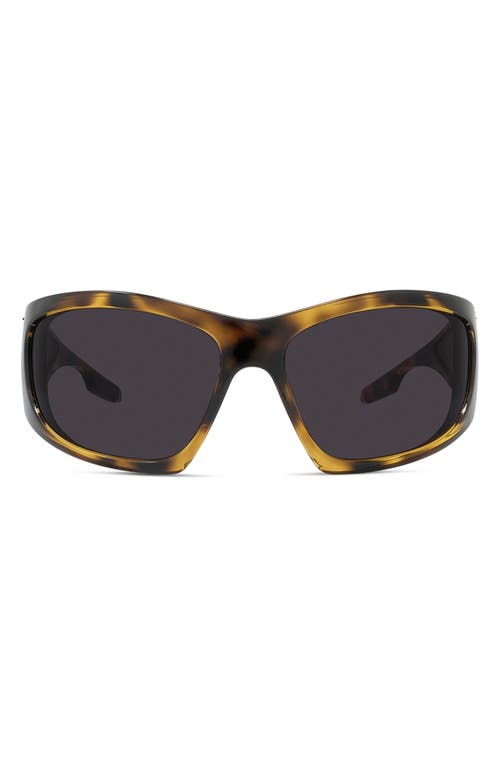 Givenchy Givcut 67mm Oversize Geometric Sunglasses in Havana/Other /Smoke at Nordstrom