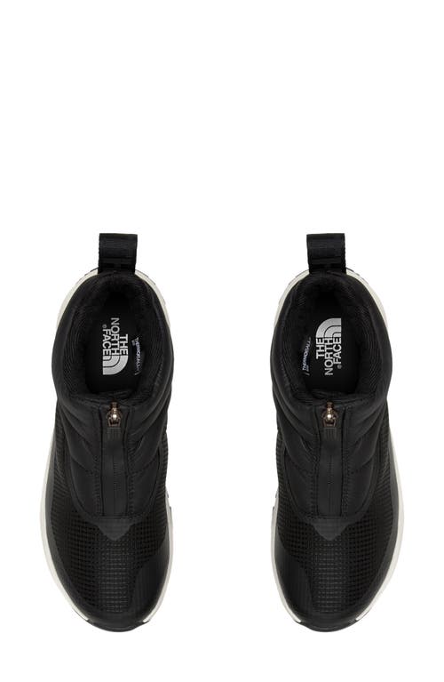The North Face Thermoball Progressive Zip Bootie In Tnf Black/gardenia White