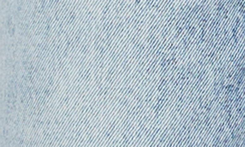 Princess Polly Holly Asymmetric Crossover Waist Rigid Straight Leg Jeans In Blue