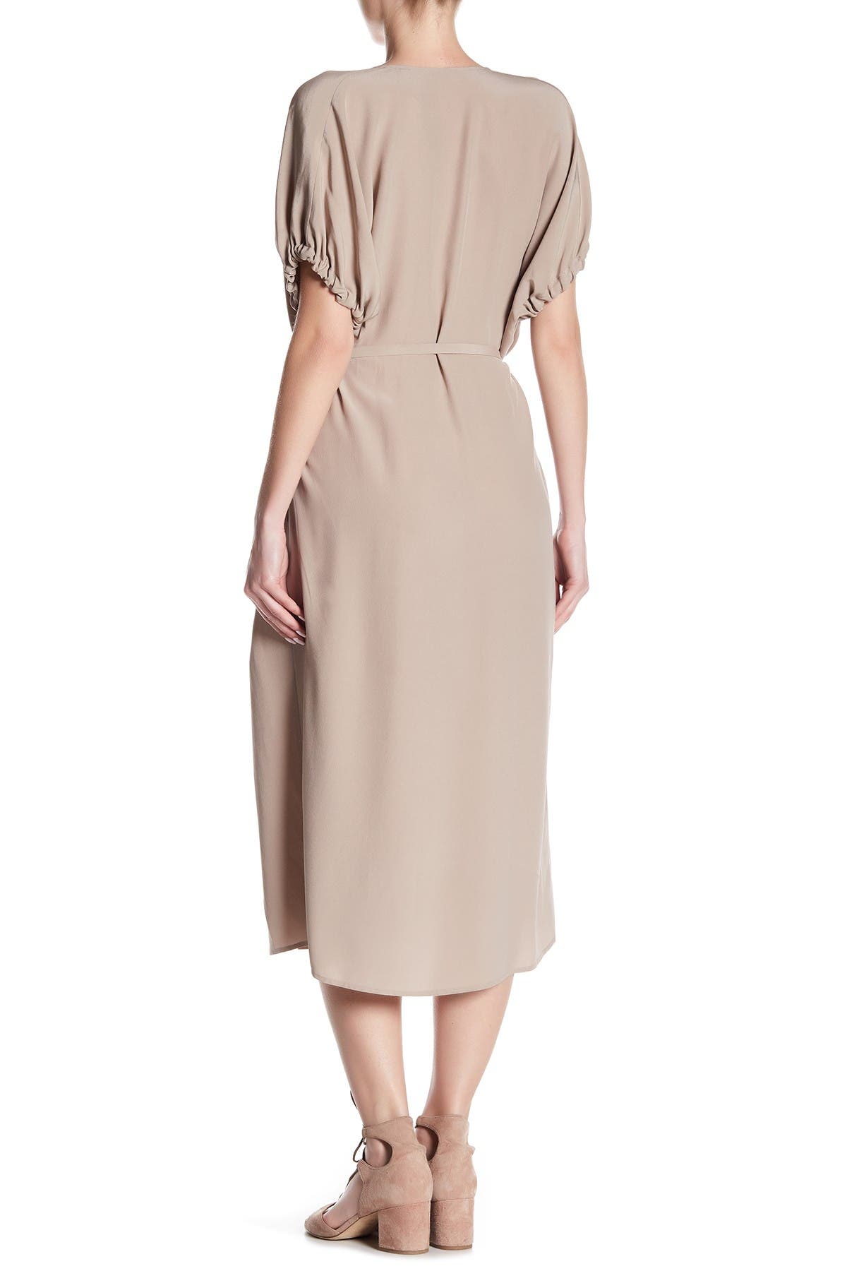 vince kimono wrap dress