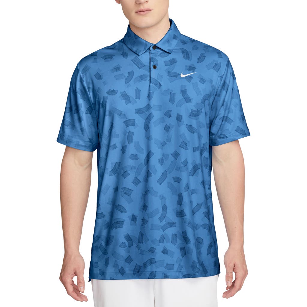 Nike Golf Dri-fit Tour Golf Polo In Blue