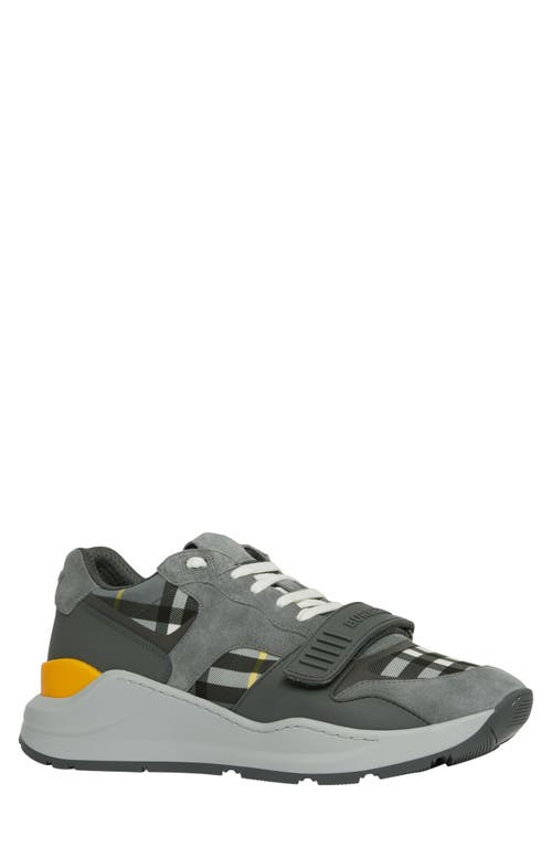 burberry Ramsey Story 79 Sneaker in Storm Grey Ip Check
