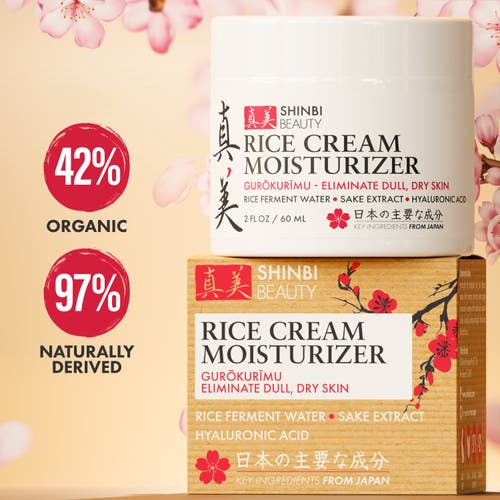 Shop Shinbi Beauty Rice Cream Moisturizer In Clear