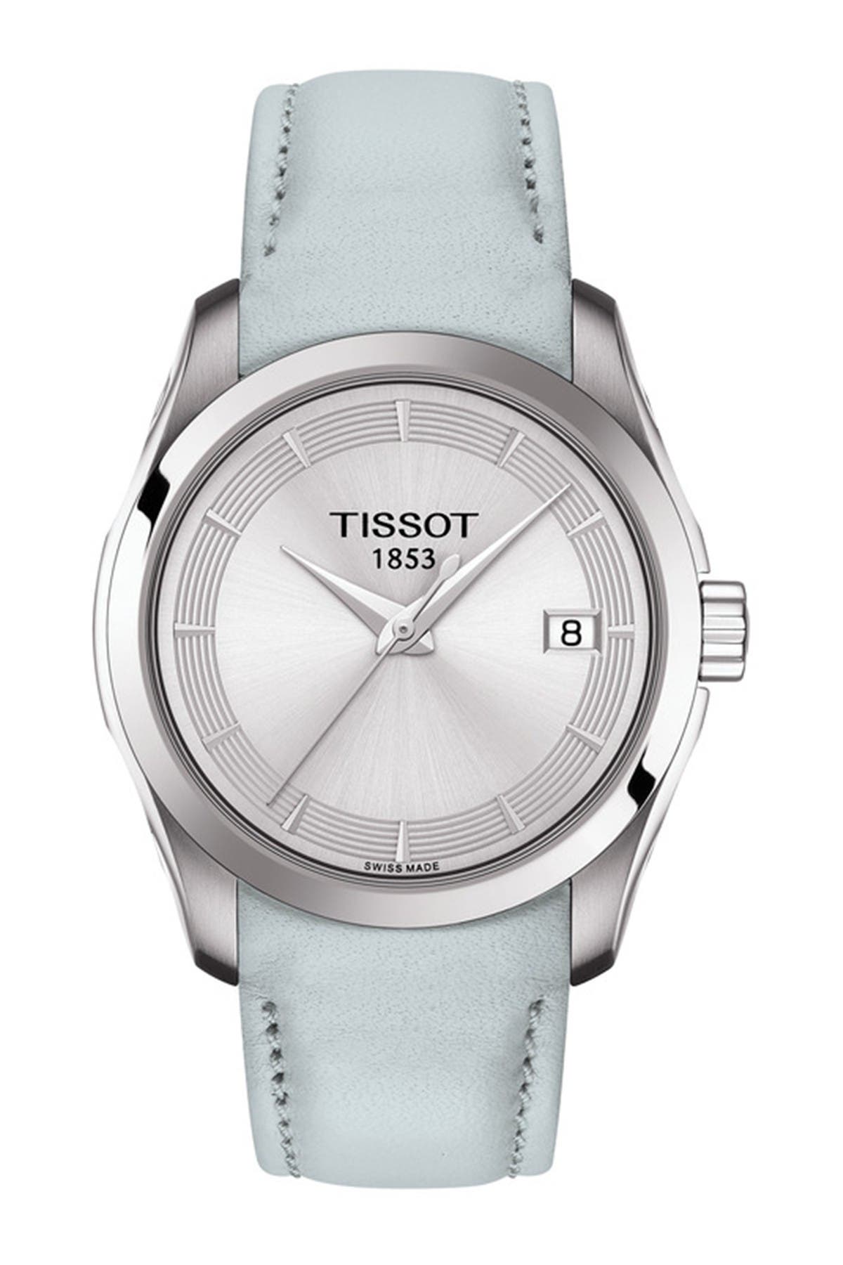 tissot leather strap