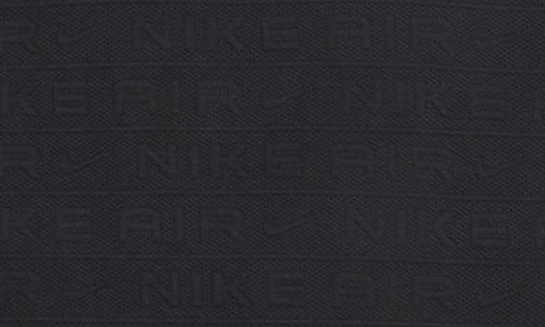 Shop Nike Air Oversize Crewneck Sweatshirt In Black/ Black