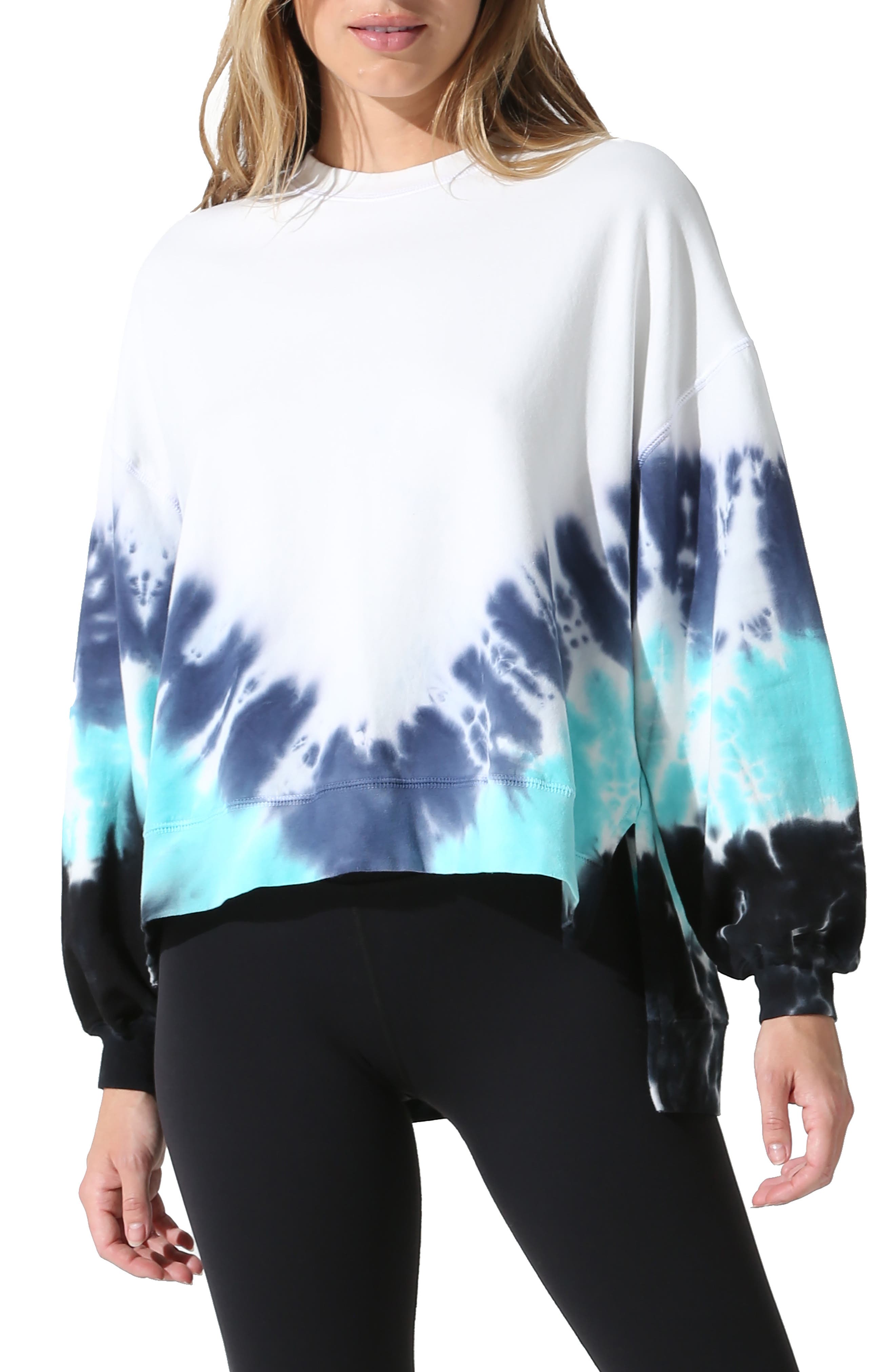 electric & rose neil tie dye sweatshirt