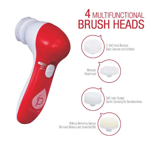 Shop Pursonic Advanced Facial Cleansing Brush In Red