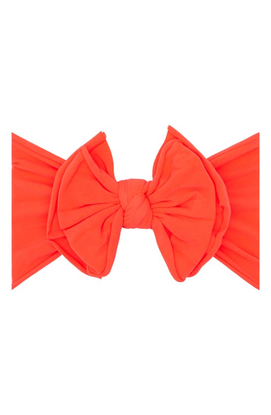 Baby Bling Fab-bow-lous Headband In Red Hot