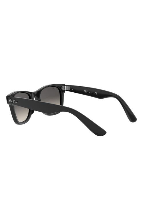 Shop Ray Ban Ray-ban Junior 47mm Square Sunglasses In Black/gray Gradient