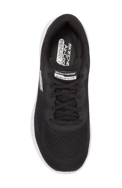 Skechers Skech-lite Pro Cute Debut Sneaker In Black/white
