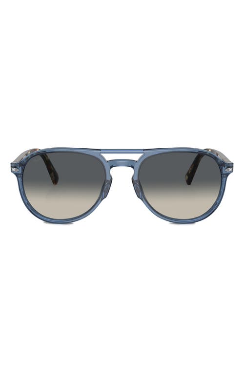 Persol 55mm Pilot Sunglasses in Navy at Nordstrom