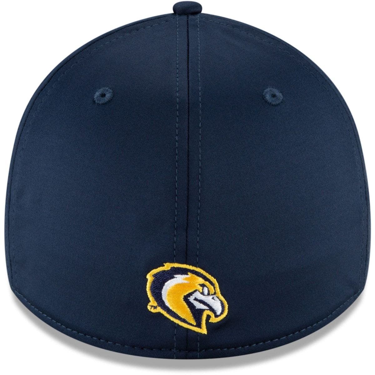 west coast eagles new era 39thirty black design cap