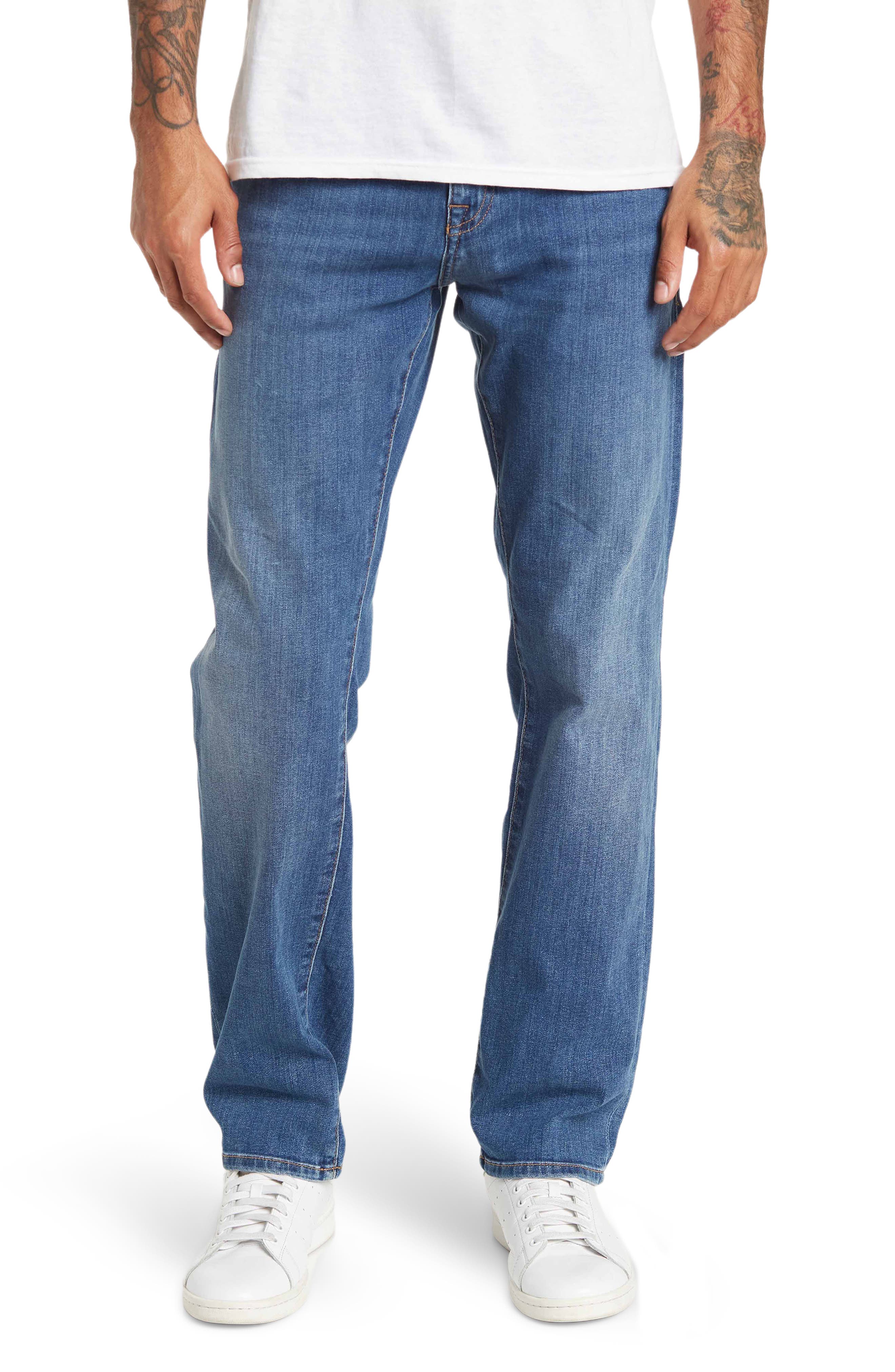 Mavi Jeans Mavi Zach Mid Rise Jeans in Mid Indigo New York at Nordstrom Rack, Size 33 x 30