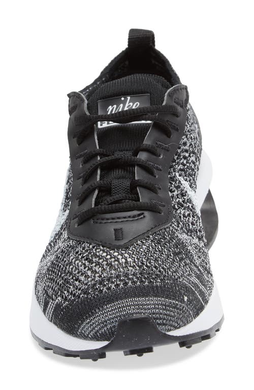 Shop Nike Air Max Flyknit Racer Sneaker In Black/white