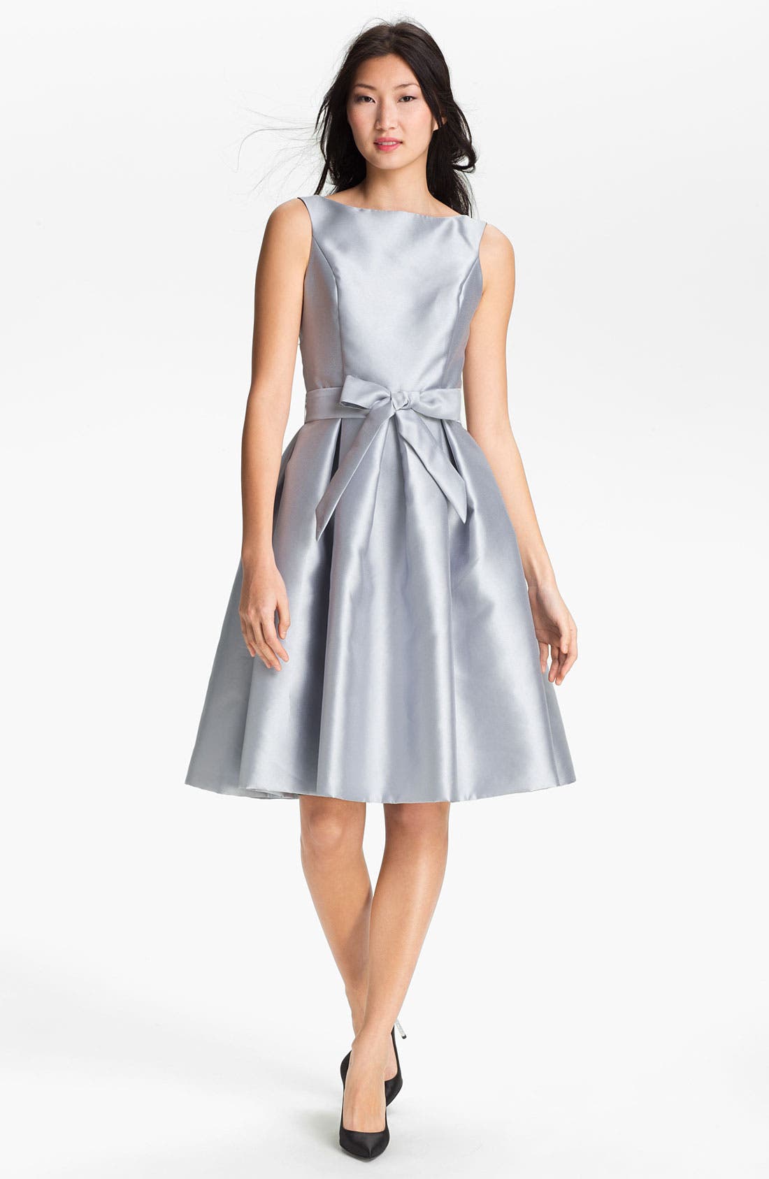 Isaac Mizrahi New York Satin Fit & Flare Dress Nordstrom