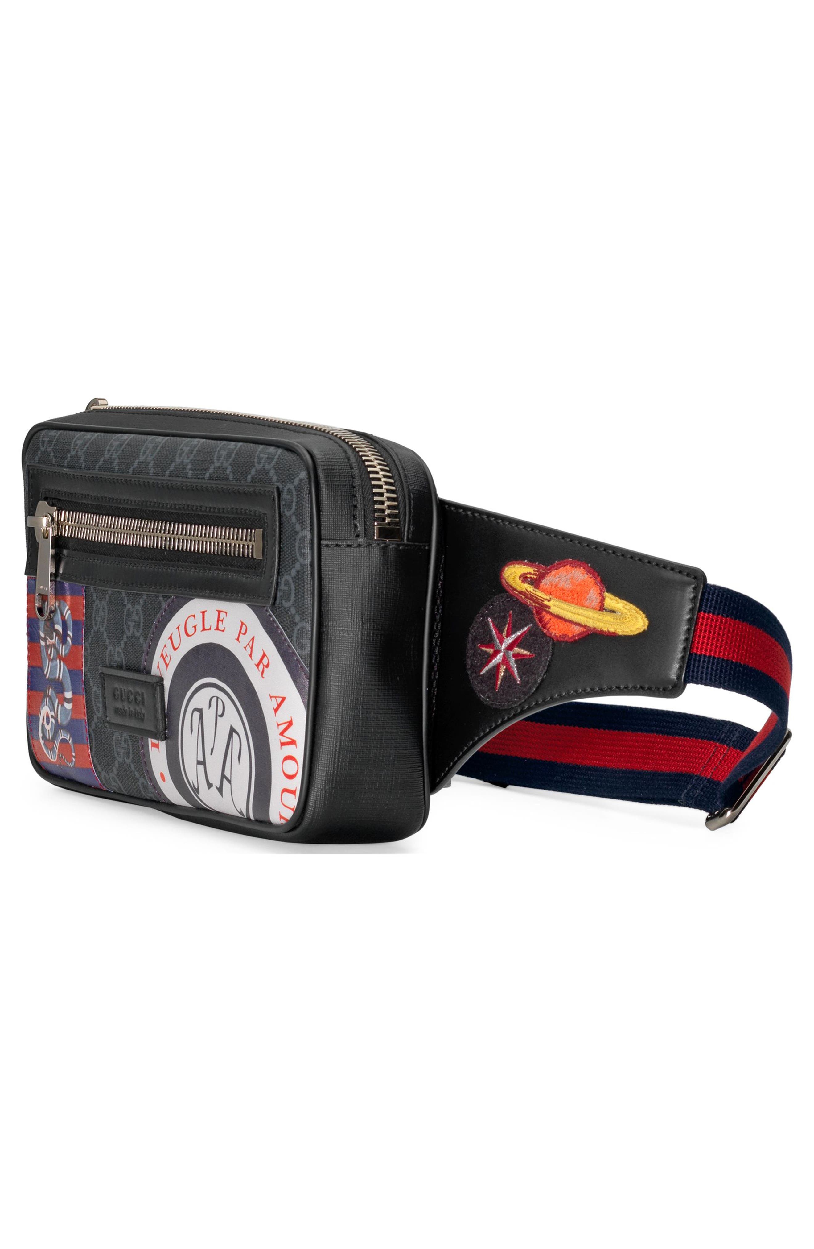 gucci fanny pack with patches