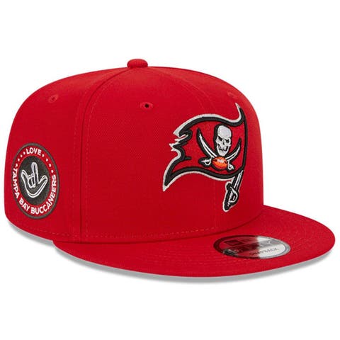 Men's Tampa Bay Buccaneers New Era Orange/Red Circle 9TWENTY Trucker  Snapback Hat