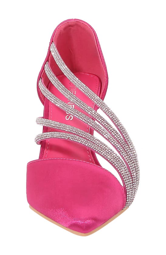 Shop Berness Angie Half D'orsay Pump In Hot Pink
