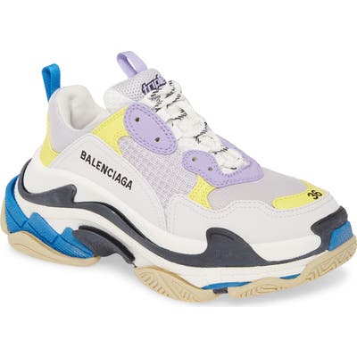 Balenciaga Triple S Low Top Sneaker, White