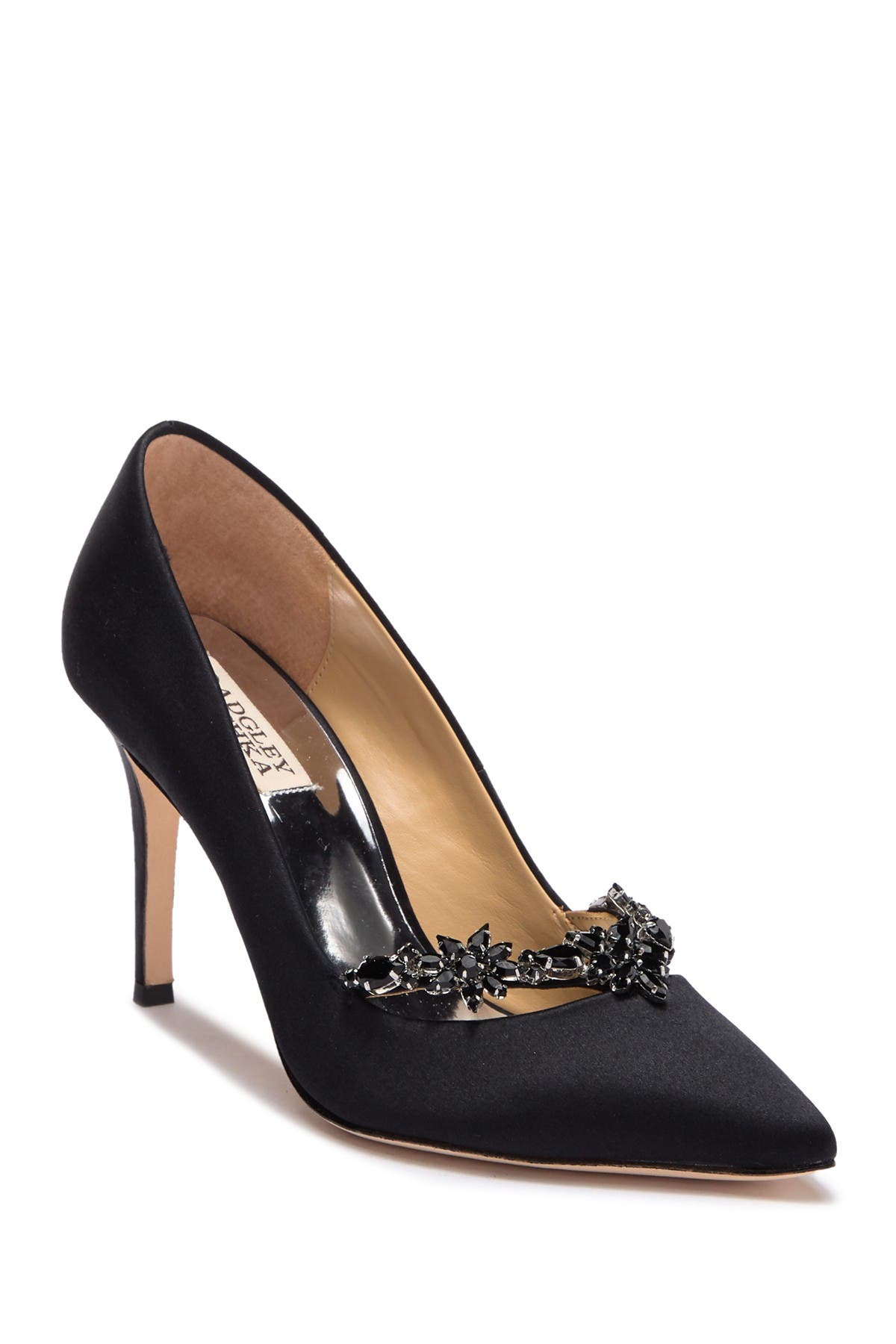Badgley Mischka Women's Vanetia II Pump - Elegant Heeled Dress Shoes With Cushioned Insole, Leather Sole - View #7