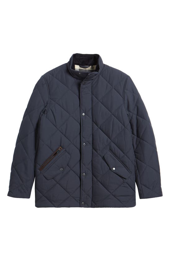Barbour Winter Chelsea Quilted Jacket In Navy