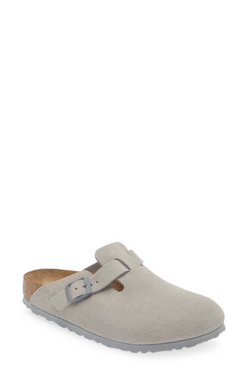 Shop Birkenstock Boston Clog In Stone Coin