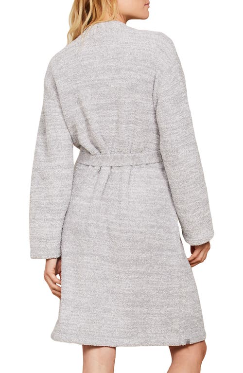 Shop Barefoot Dreams Cozychic® Short Robe In Heather Dove Gray/almond